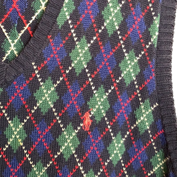 Polo by Ralph Lauren sweater vest size large - Picture 2 of 4